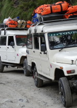 Jeepfahrt, Besi Shahar- Chyamche